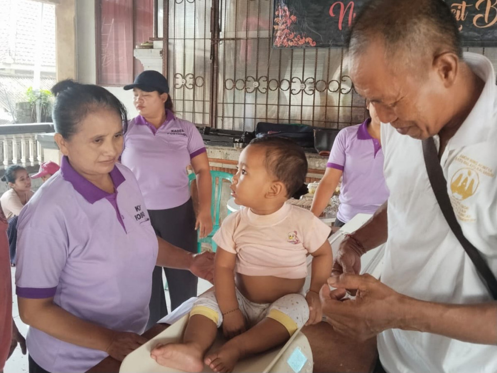 Kegiatan Rutin Posyandu Balita Banjar Tegeh Dalung di Bulan Agustus 2025